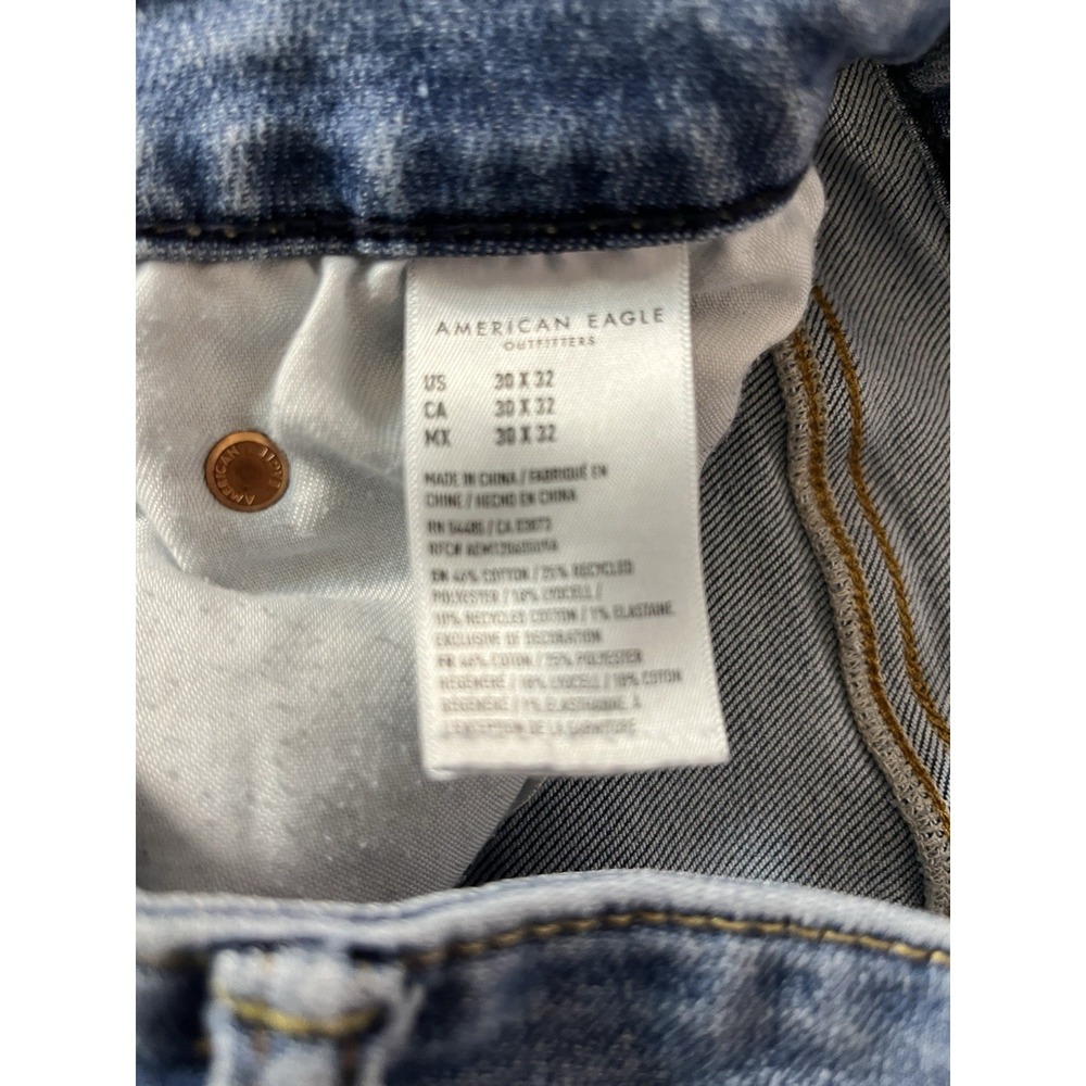 American Eagle Air Flex+ Slim Jeans Men's‎ Size 30x32 Cutoff *27" - Picture 7 of 7
